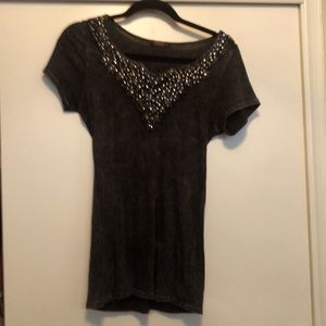 Studded in the front top